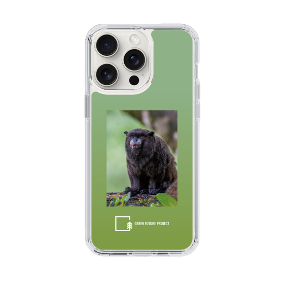 スリムプロテクションケース［ Green Future Project - Black-mantled Tamarin ］