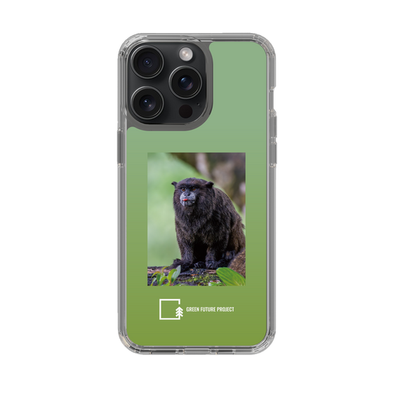 スリムプロテクションケース［ Green Future Project - Black-mantled Tamarin ］