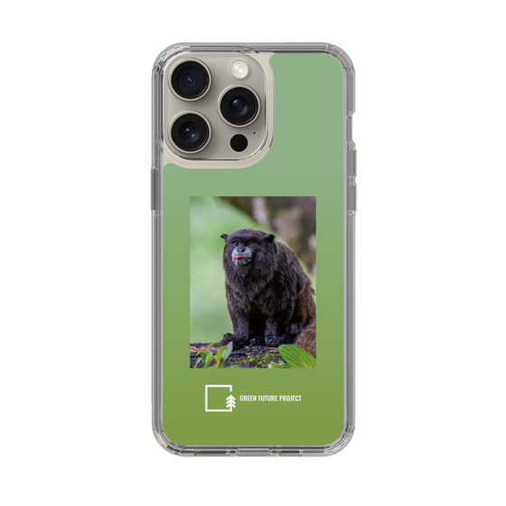 スリムプロテクションケース［ Green Future Project - Black-mantled Tamarin ］