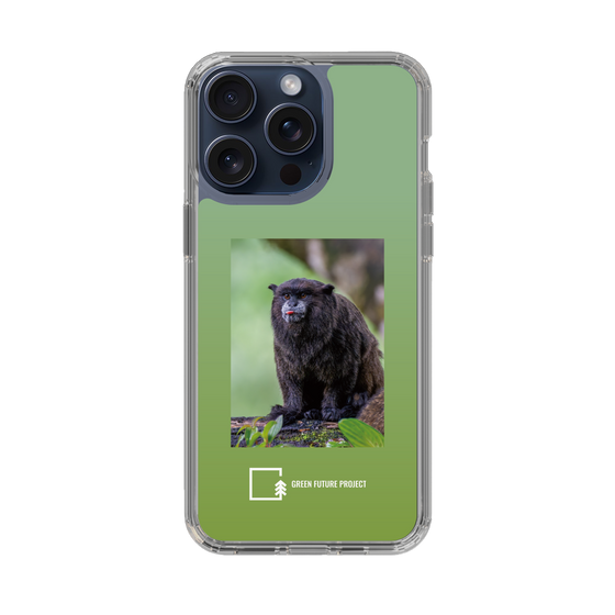スリムプロテクションケース［ Green Future Project - Black-mantled Tamarin ］