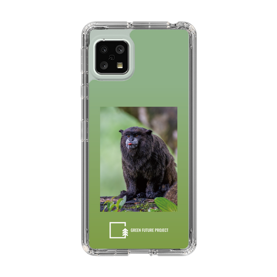 スリムプロテクションケース［ Green Future Project - Black-mantled Tamarin ］