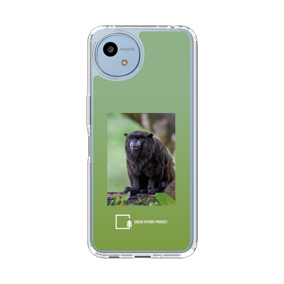 スリムプロテクションケース［ Green Future Project - Black-mantled Tamarin ］
