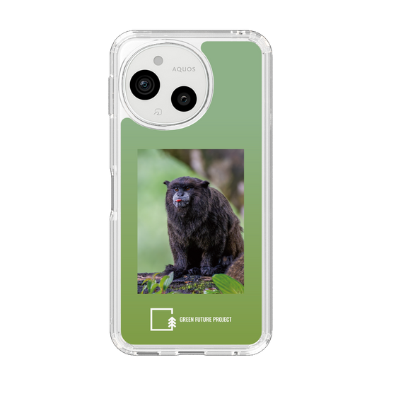 スリムプロテクションケース［ Green Future Project - Black-mantled Tamarin ］