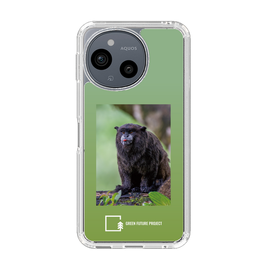 スリムプロテクションケース［ Green Future Project - Black-mantled Tamarin ］