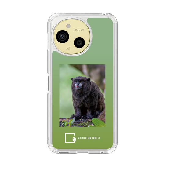 スリムプロテクションケース［ Green Future Project - Black-mantled Tamarin ］