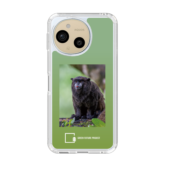 スリムプロテクションケース［ Green Future Project - Black-mantled Tamarin ］