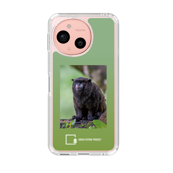 スリムプロテクションケース［ Green Future Project - Black-mantled Tamarin ］