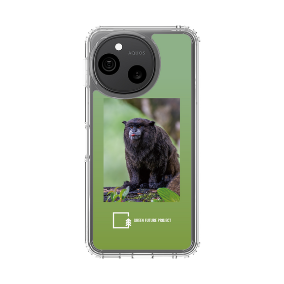 スリムプロテクションケース［ Green Future Project - Black-mantled Tamarin ］
