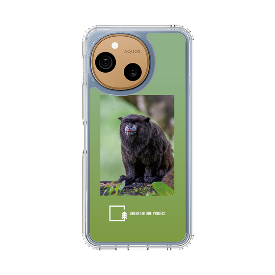 スリムプロテクションケース［ Green Future Project - Black-mantled Tamarin ］