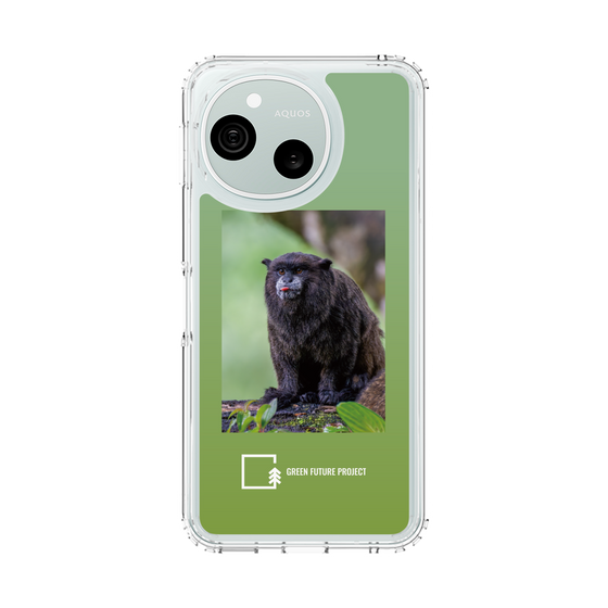 スリムプロテクションケース［ Green Future Project - Black-mantled Tamarin ］