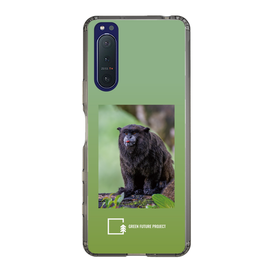 スリムプロテクションケース［ Green Future Project - Black-mantled Tamarin ］