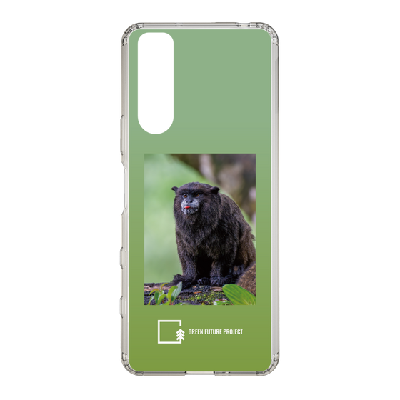 スリムプロテクションケース［ Green Future Project - Black-mantled Tamarin ］