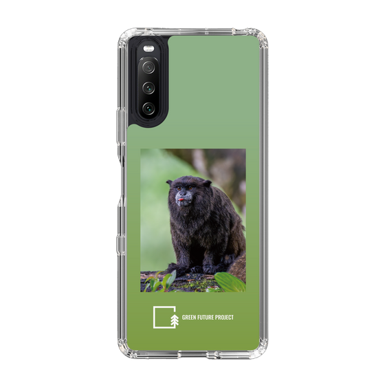 スリムプロテクションケース［ Green Future Project - Black-mantled Tamarin ］