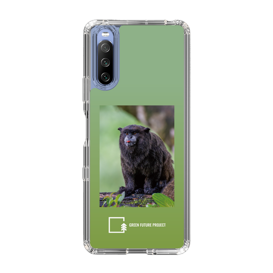 スリムプロテクションケース［ Green Future Project - Black-mantled Tamarin ］