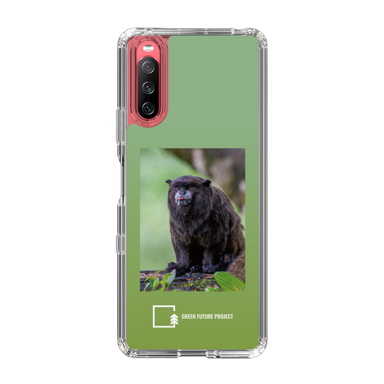 スリムプロテクションケース［ Green Future Project - Black-mantled Tamarin ］