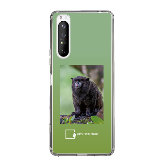 スリムプロテクションケース［ Green Future Project - Black-mantled Tamarin ］