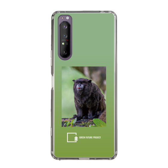 スリムプロテクションケース［ Green Future Project - Black-mantled Tamarin ］