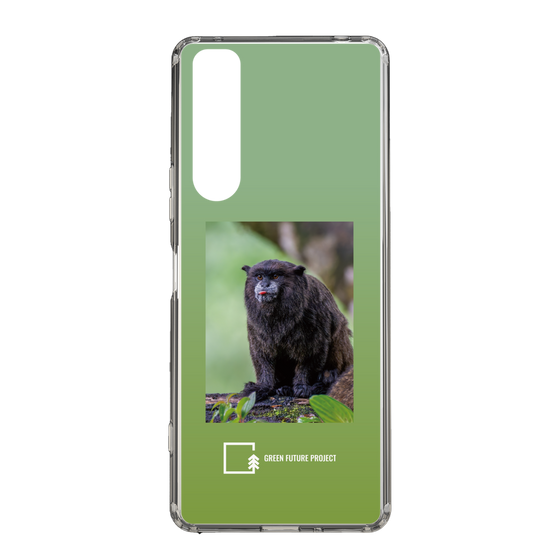 スリムプロテクションケース［ Green Future Project - Black-mantled Tamarin ］