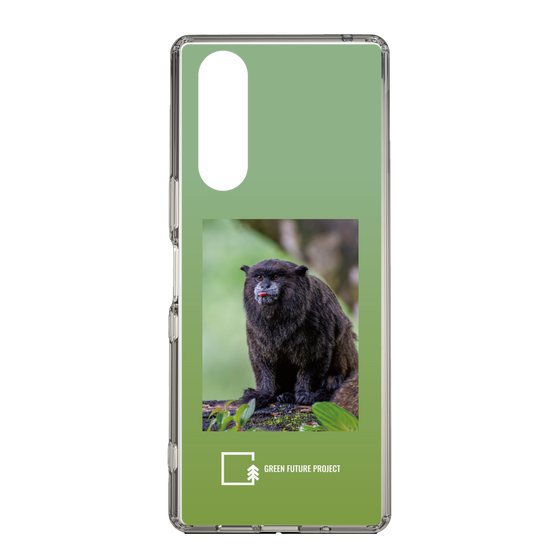 スリムプロテクションケース［ Green Future Project - Black-mantled Tamarin ］