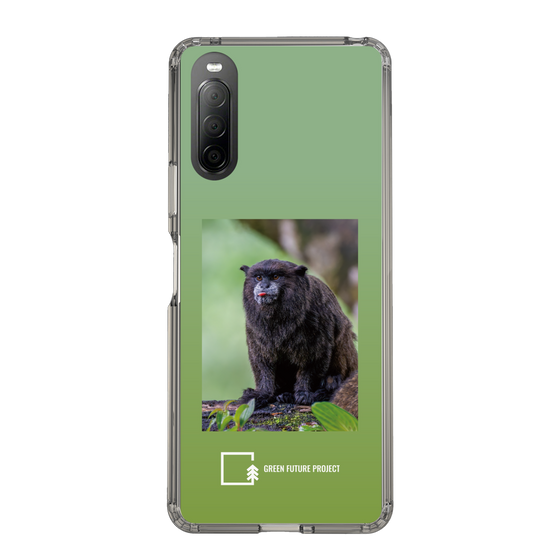 スリムプロテクションケース［ Green Future Project - Black-mantled Tamarin ］