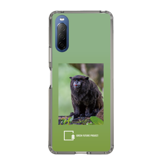 スリムプロテクションケース［ Green Future Project - Black-mantled Tamarin ］
