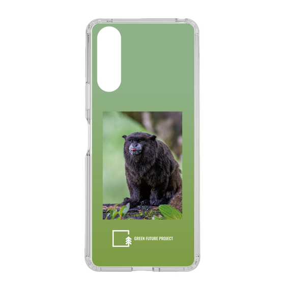 スリムプロテクションケース［ Green Future Project - Black-mantled Tamarin ］