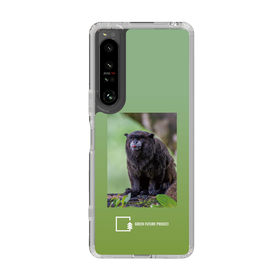 スリムプロテクションケース［ Green Future Project - Black-mantled Tamarin ］