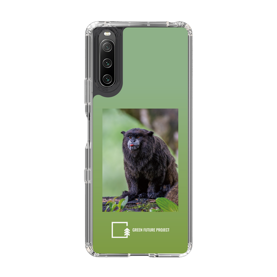スリムプロテクションケース［ Green Future Project - Black-mantled Tamarin ］