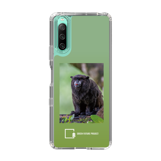 スリムプロテクションケース［ Green Future Project - Black-mantled Tamarin ］