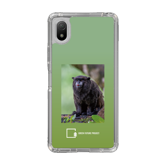 スリムプロテクションケース［ Green Future Project - Black-mantled Tamarin ］