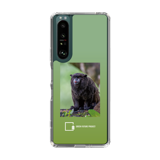 スリムプロテクションケース［ Green Future Project - Black-mantled Tamarin ］
