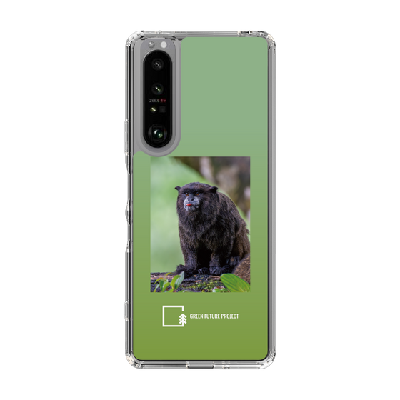 スリムプロテクションケース［ Green Future Project - Black-mantled Tamarin ］