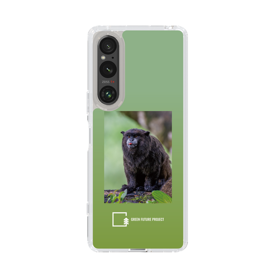 スリムプロテクションケース［ Green Future Project - Black-mantled Tamarin ］
