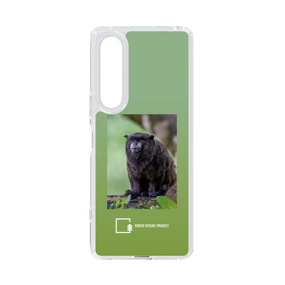 スリムプロテクションケース［ Green Future Project - Black-mantled Tamarin ］