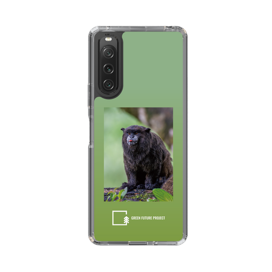 スリムプロテクションケース［ Green Future Project - Black-mantled Tamarin ］