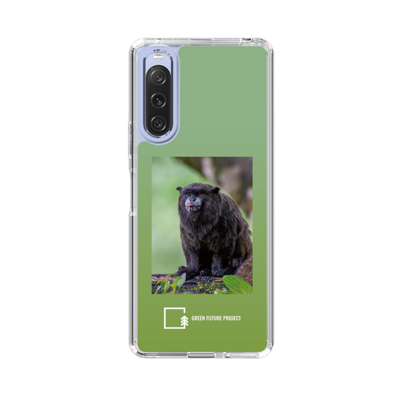 スリムプロテクションケース［ Green Future Project - Black-mantled Tamarin ］
