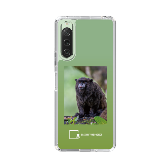 スリムプロテクションケース［ Green Future Project - Black-mantled Tamarin ］