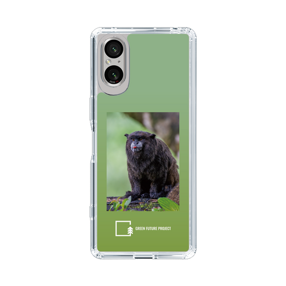スリムプロテクションケース［ Green Future Project - Black-mantled Tamarin ］