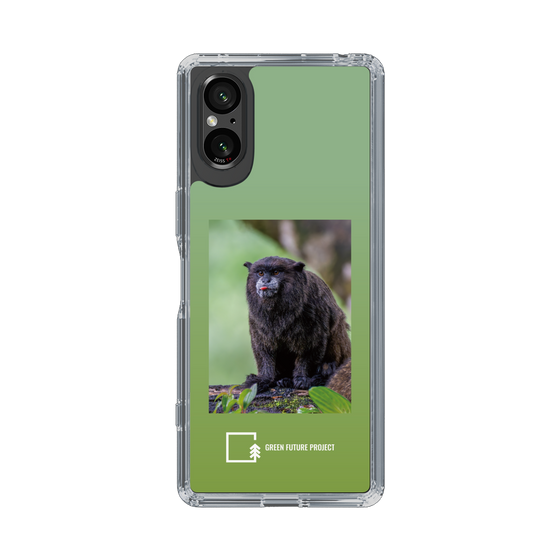 スリムプロテクションケース［ Green Future Project - Black-mantled Tamarin ］