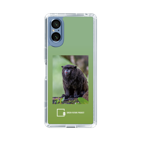 スリムプロテクションケース［ Green Future Project - Black-mantled Tamarin ］