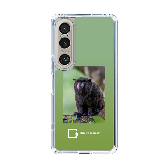 スリムプロテクションケース［ Green Future Project - Black-mantled Tamarin ］