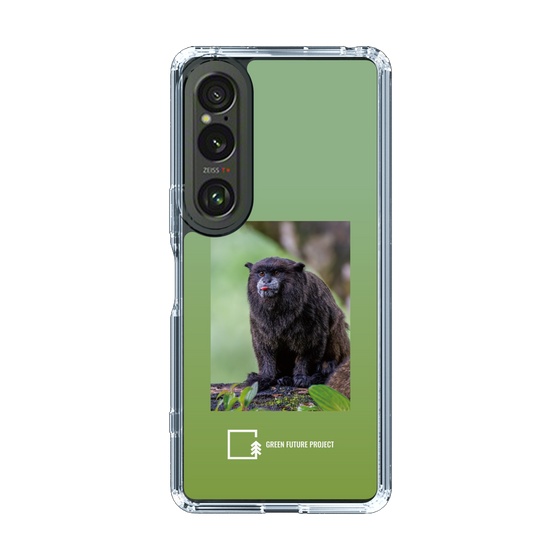 スリムプロテクションケース［ Green Future Project - Black-mantled Tamarin ］