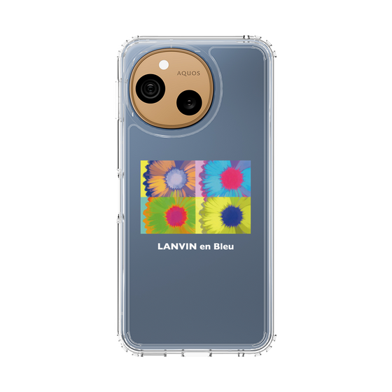 スリムプロテクションケース［ LANVIN en Bleu - Flower ］