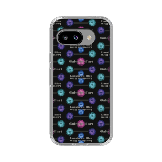 スリムプロテクションケース［ LANVIN en Bleu - Flower pattern ］