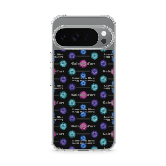 スリムプロテクションケース［ LANVIN en Bleu - Flower pattern ］