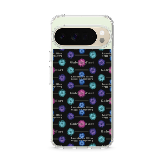 スリムプロテクションケース［ LANVIN en Bleu - Flower pattern ］