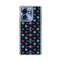 スリムプロテクションケース［ LANVIN en Bleu - Flower pattern ］