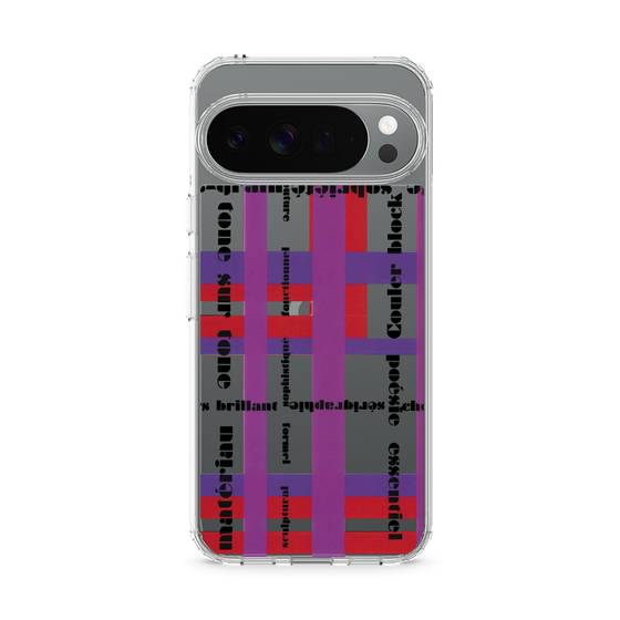 スリムプロテクションケース［ LANVIN en Bleu - Plaid ］