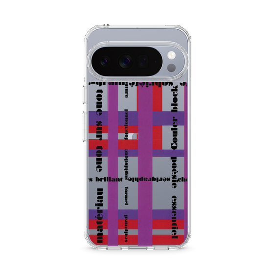 スリムプロテクションケース［ LANVIN en Bleu - Plaid ］