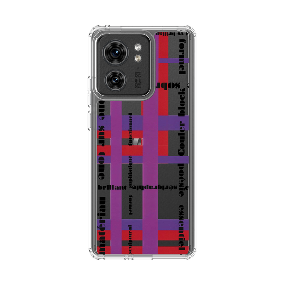 スリムプロテクションケース［ LANVIN en Bleu - Plaid ］